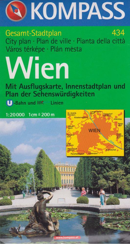 Wien: Gesamt-Stadtplan 1:20000 [antikvár]