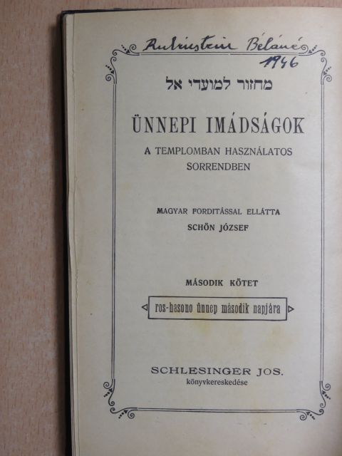 Ünnepi imádságok II. [antikvár]