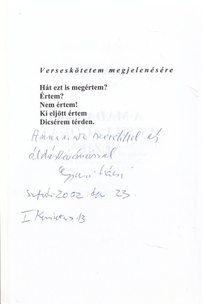 Molnár Gyula - A madarak a csillagokat nézik (dedikált) [antikvár]