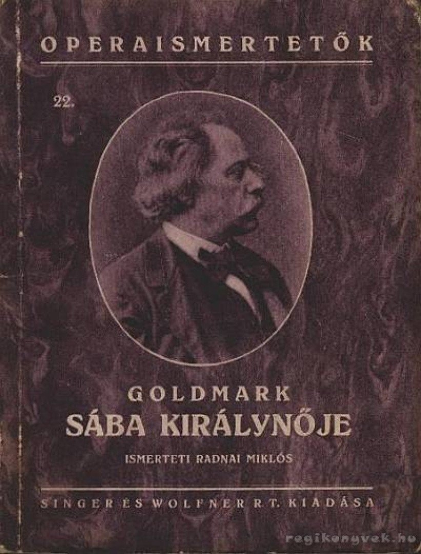 GOLDMARK KÁROLY - Sába királynője [antikvár]