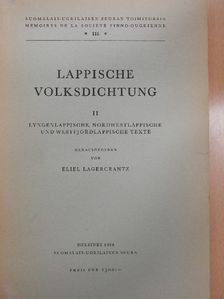 Lappische Volksdichtung II. [antikvár]