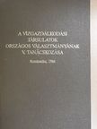 Dr. Hahn Gyula - A vízgazdálkodási társulatok országos választmányának V. tanácskozása [antikvár]
