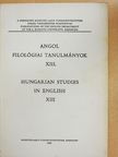 Egri Péter - Angol filológiai tanulmányok XIII. [antikvár]