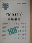 Nagy Béla - FTC Napló 1931-1933 [antikvár]