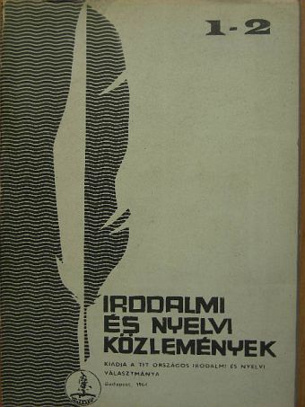 Béládi Miklós - Irodalmi és nyelvi közlemények 1964/1-2. [antikvár]