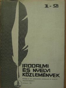 Béládi Miklós - Irodalmi és nyelvi közlemények 1964/1-2. [antikvár]