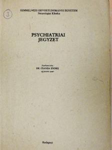 Berghammer Rita - Psychiatriai jegyzetek [antikvár]