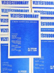 Vezetéstudomány 1981. (nem teljes évfolyam) [antikvár]