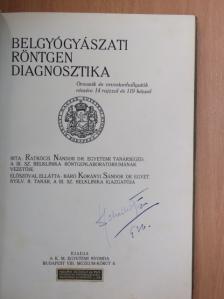Dr. Ratkóczi Nándor - Belgyógyászati röntgen diagnosztika [antikvár]