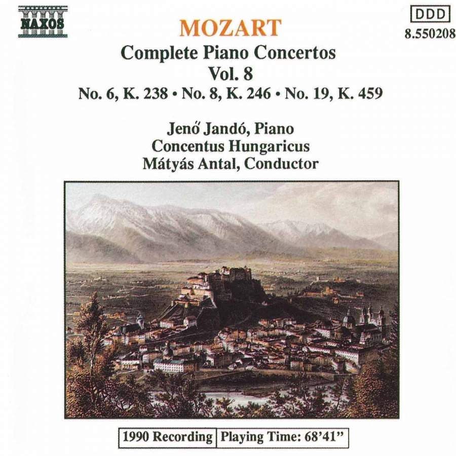 MOZART - COMPLETE PIANO CONCERTOS CD VOL.8 JANDÓ