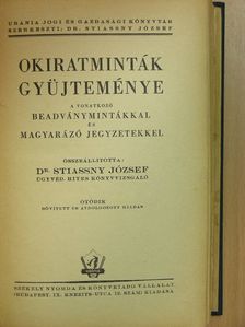 Okiratminták gyüjteménye [antikvár]