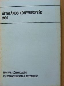 Általános könyvjegyzék 1980 [antikvár]