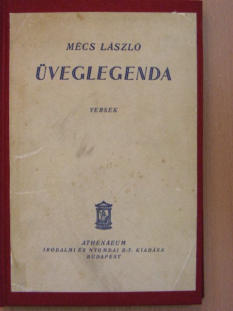Mécs László - Üveglegenda [antikvár]