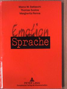 Marco W. Battacchi - Emotion und Sprache [antikvár]