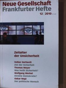 Beate Eschment - Neue Gesellschaft/Frankfurter Hefte 12/2010. [antikvár]