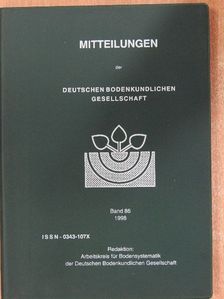 Mitteilungen der Deutschen Bodenkundlichen Gesellschaft 86 [antikvár]