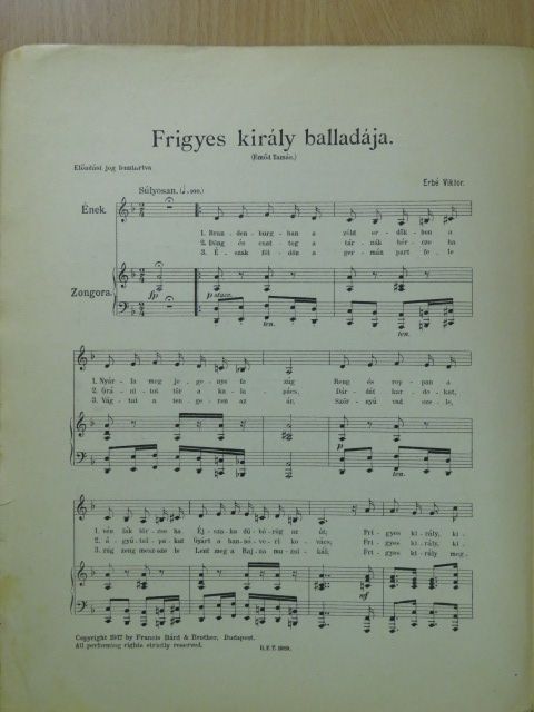 Emőd Tamás - Frigyes király balladája [antikvár]