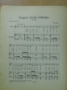 Emőd Tamás - Frigyes király balladája [antikvár]