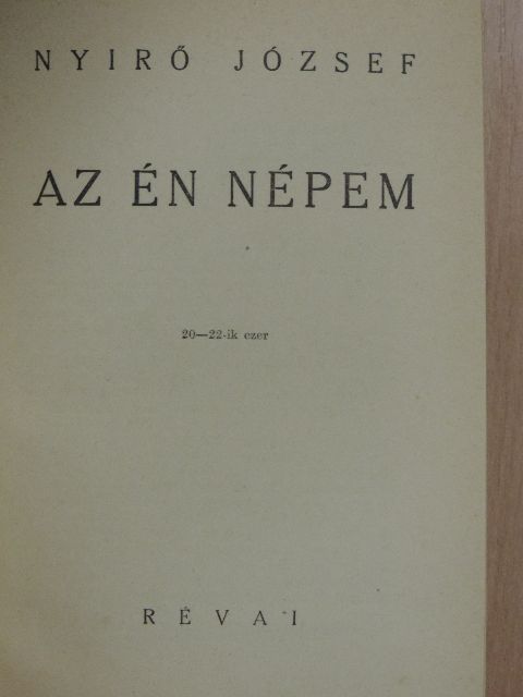 Nyirő József - Az én népem [antikvár]