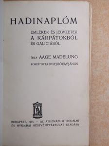 Aage Madelung - Hadinaplóm [antikvár]