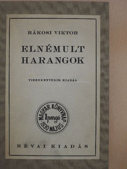 Rákosi Viktor - Elnémult harangok [antikvár]