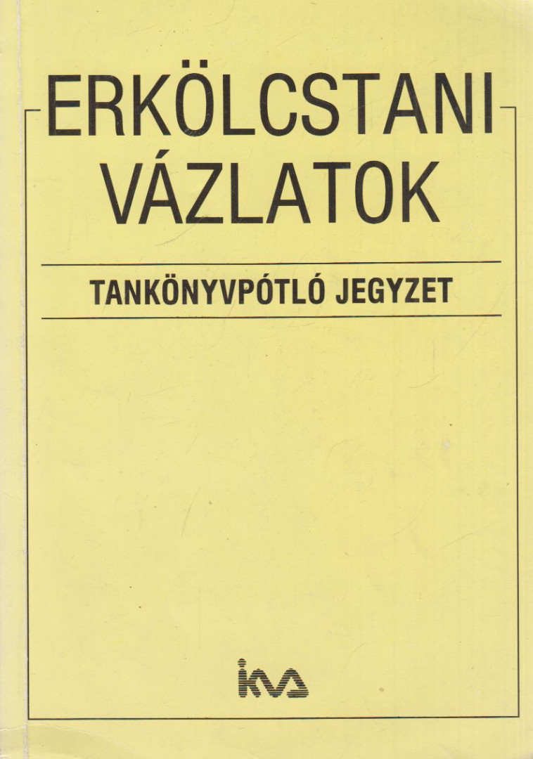 Szabó Pál Tivadar - Erkölcstani vázlatok (dedikált) [antikvár]