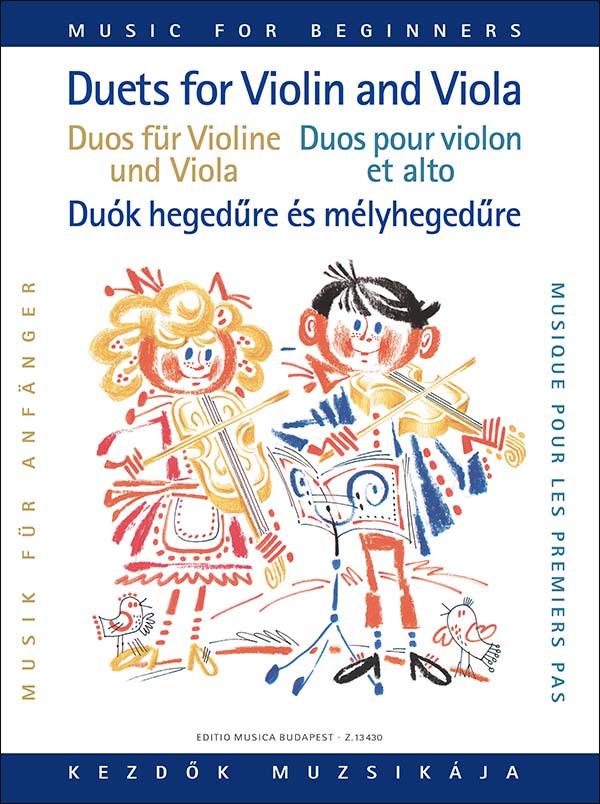 DUÓK HEGEDŰRE ÉS MÉLYHEGEDŰRE KEZDŐK SZÁMÁRA (VIGH LAJOS)