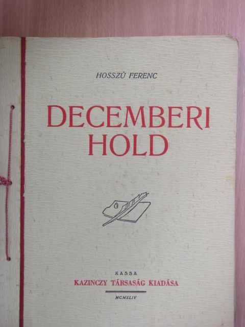 Hosszú Ferenc - Decemberi Hold [antikvár]