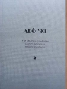 Adó '93 [antikvár]