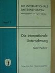 Gerd Hederer - Die internationale Unternehmung [antikvár]