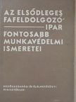 Bogschütz Béla - Az elsődleges fafeldolgozó ipar fontosabb munkavédelmi ismeretei [antikvár]