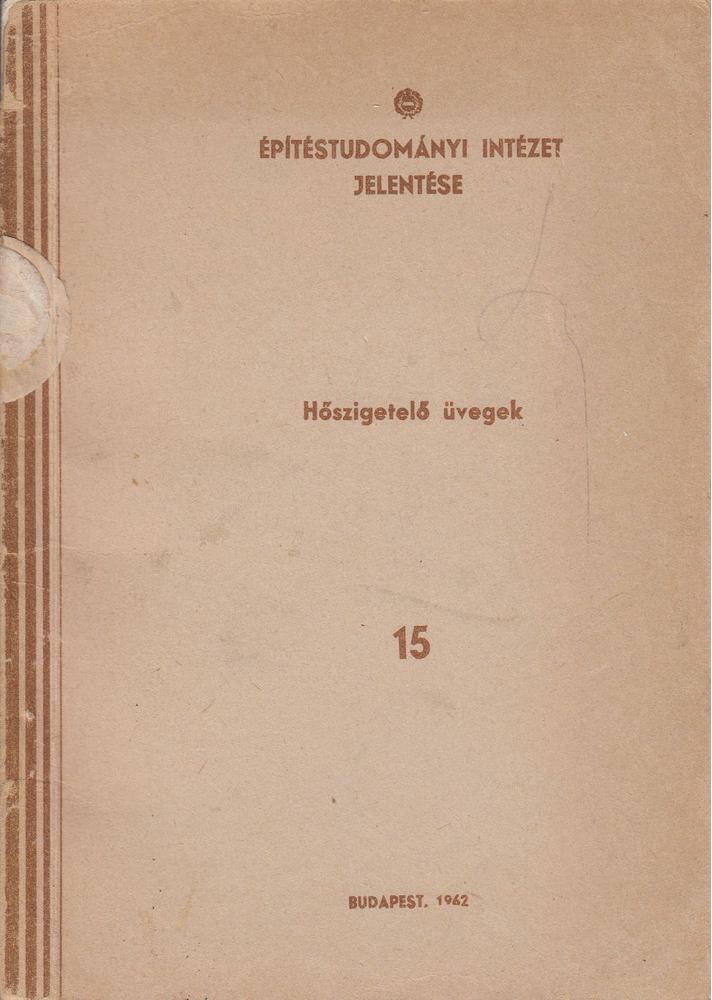 TOBIÁS LORÁND - Hőszigetelő üvegek [antikvár]