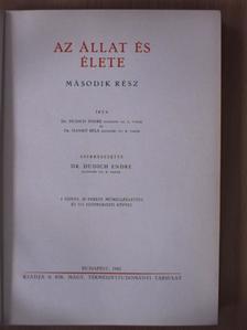 Dr. Dudich Endre - Az állat és élete II. (töredék) (rossz állapotú) [antikvár]