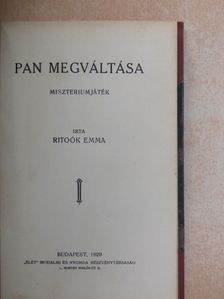 Ritoók Emma - Pan megváltása [antikvár]