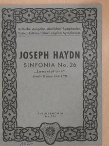 Joseph Haydn - Sinfonia No. 26 [antikvár]