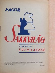 Barcza Gedeon - Magyar Sakkvilág 1950. április [antikvár]
