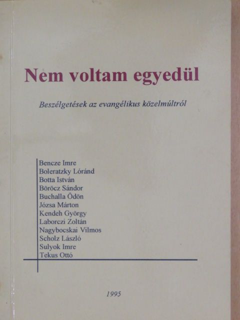Nem voltam egyedül I. [antikvár]