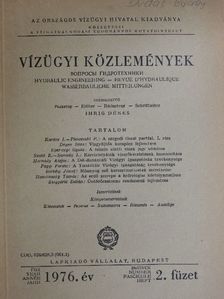 Bognár Győző - Vízügyi Közlemények 1976/2. [antikvár]