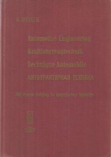 Müller, Wolfgang - Automotive Engineering, Kraftfahrzeugtechnik, Technique Automobile [antikvár]