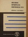 Babics Antal - Országos Népművelési Konferencia 1970 [antikvár]
