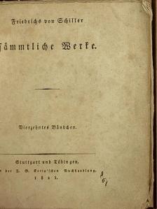 Friedrich von Schiller - Friedrichs von Schiller Sämmtliche Werke XIV. (gótbetűs) [antikvár]