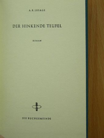 A. R. Lesage - Der hinkende teufel [antikvár]
