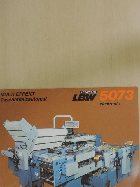 Multi Effekt Taschenfalzautomat - Polygraph LBW 5073 electronic [antikvár]