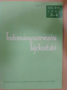 Tudományszervezési Tájékoztató 1981/3-4. [antikvár]