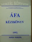 Balla Mihály - Áfa kézikönyv 1992 [antikvár]