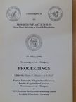 B. Gabel - Proceedings of the Conference on "Progress in Plant Sciences from Plant Breeding to Growth Regulation" [antikvár]