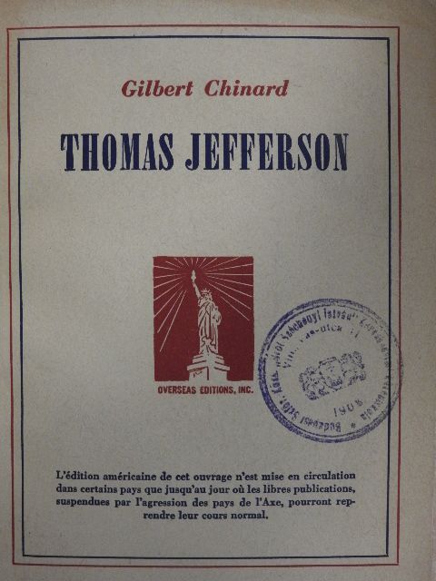 Gilbert Chinard - Thomas Jefferson [antikvár]