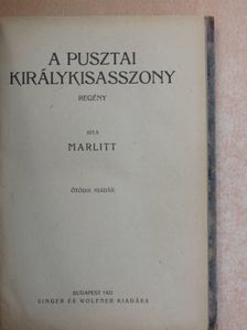 Marlitt - A pusztai királykisasszony [antikvár]