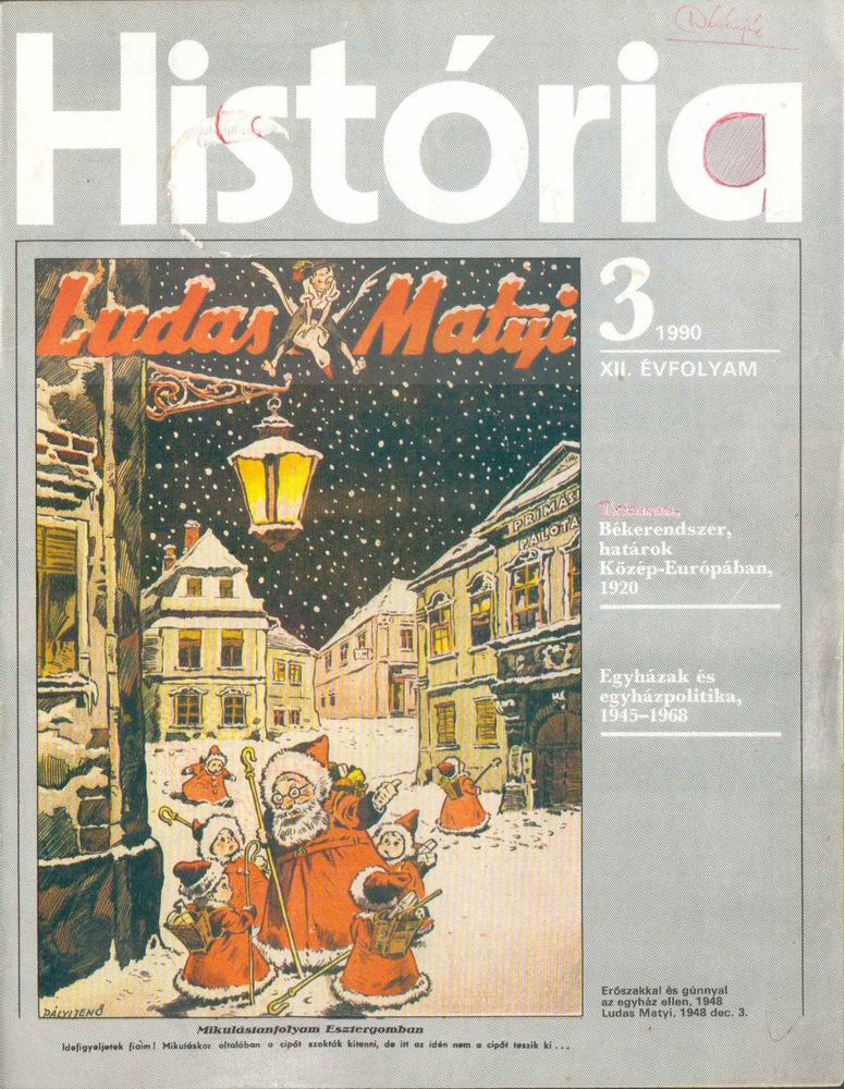 Glatz Ferenc - História 1990/3 [antikvár]