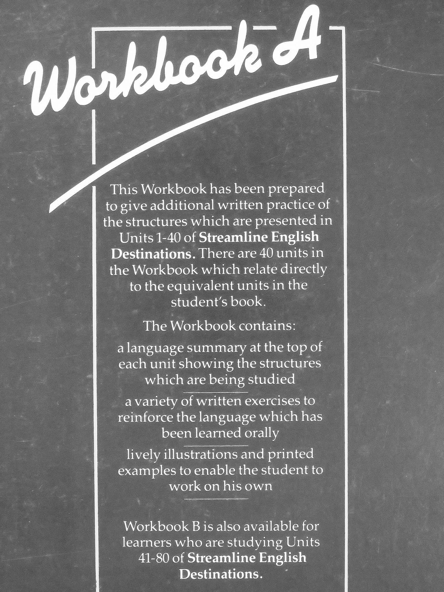 Bernard Hartley - Streamline English Destinations - Workbook A [antikvár]
